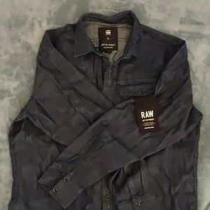 G-Star Raw Denim Slim Fit 3301 Shirt XL